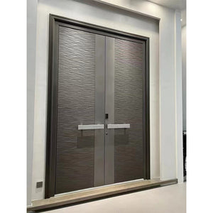 Stainless steel cast aluminum anti-theft door
