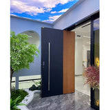 Stainless steel cast aluminum revolving door