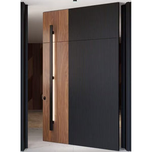 Stainless steel cast aluminum revolving door