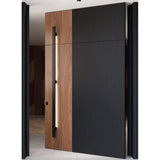 Stainless steel cast aluminum revolving door