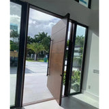 Stainless steel cast aluminum revolving door
