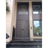 Stainless steel cast aluminum anti-theft door